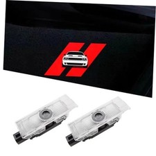 2Pcs Door Lights Logo for Challenger 2015-Present, HD Courtesy Light LED sc4