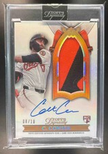 2024 Topps Dynasty Colton Cowser Auto Patch 8/10 #DAP-CCO2 RC Baltimore Orioles