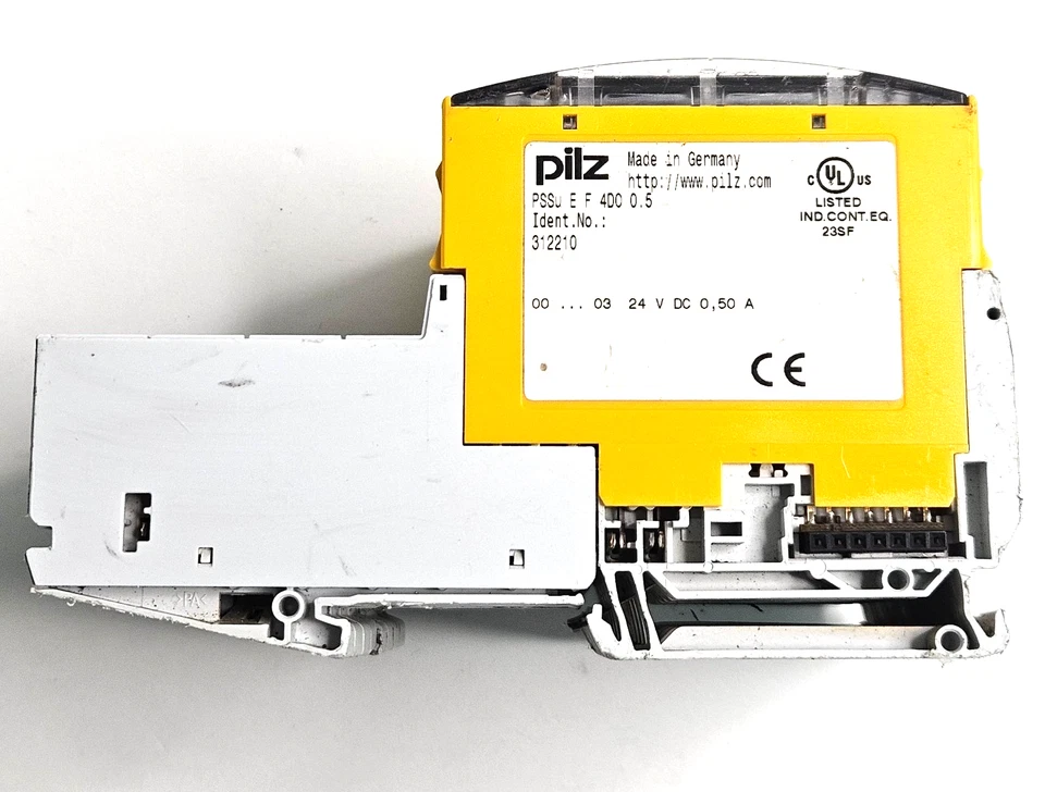 Pilz 312210 Digital I/0 Module PSSu E F 4DO 0.5 with Base (Lot of 8pcs) - Image 2 of 4