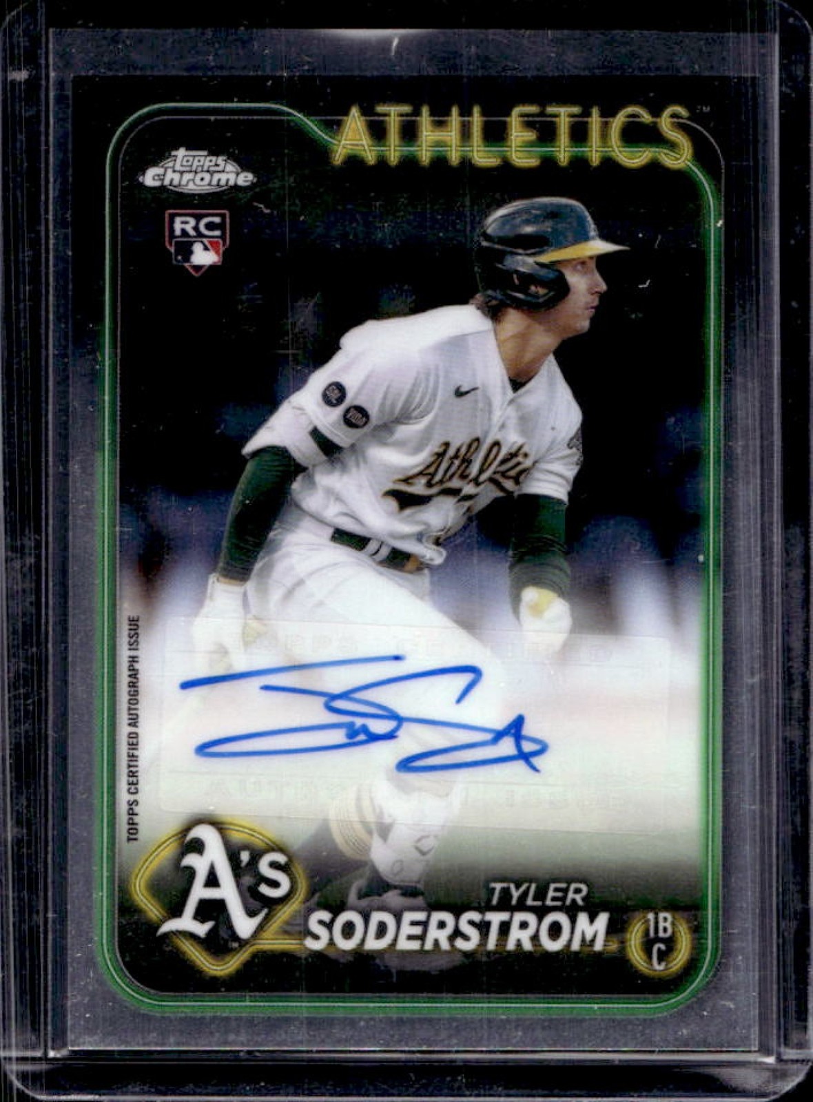 2024 Topps Chrome Update Tyler Soderstrom Auto RC #AC-TS Athletics
