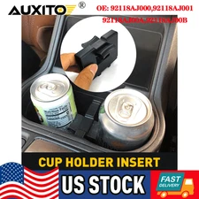 For Subaru Outback 2010-2014 Black Console Center Cup Holder insert Divider New