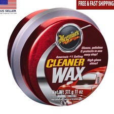 Cleaner Wax Paste Glossy Finishes Cleans Shines Protects Easy Application New