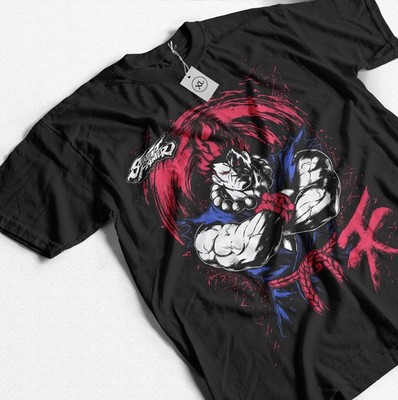 Akuma Gouki T-shirt Karate Street Fighter Video Games Fighting shirt Graphic Tee