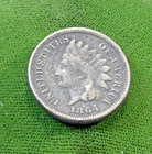 1864--Indian Head Penny, ----Circulated --Good