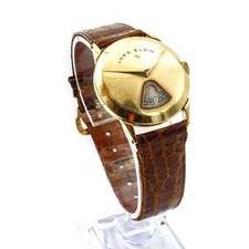 Lord Elgin Chevron Direct Read Jump Hour 6-7.25in 32mm Mens Wristwatch #WB4607-3