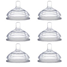 Comotomo Slow Flow Replacement Nipples 0-3M - 2 Count, 3 Packs