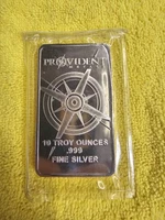 10 oz Silver Bar .999 Fine Silver Provident Metals Silver Bullion 10oz