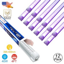 UV Led Black Light Fixture 4Ft Mountable Wall Mount DJ Party Club Event Lighting