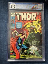 Thor #188 CGC 8.0 OW/WHITE PGS. Odin. Loki. Special Thor Label. Marvel classic.