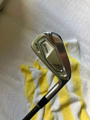 Ensemble Fers Srixon ZX5 4-PW - Axiom VeloCore 125 X-Flex Graphite +1/2" - Occasion 8/10