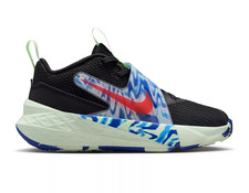 Nike Team Hustle D 12 Little Kids Shoes Black Bright Crimson