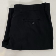 Roger David Mens Black Slim Dress Trousers Pants Size 87 R Very Good JNL61
