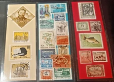 3 BOOKMARKS ~ Hungary~ POSTAGE STAMPS~Laminated~Debrecen