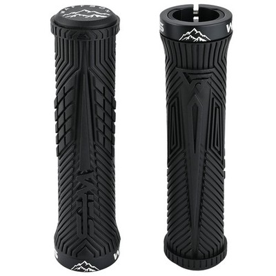 WFS Volatus MTB Grip   Lock-on, Anti-Slip, Single Clamp Bike Handle   Black