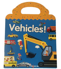 NEW Vehicles Reusable Sticker Book Educational Play Boys Girls Ages 3 4 5 6 7