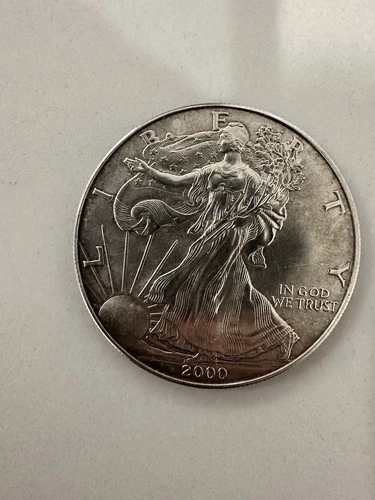 2000 Walking Liberty American Eagle 1 oz .999 Silver Dollar Uncirculated
