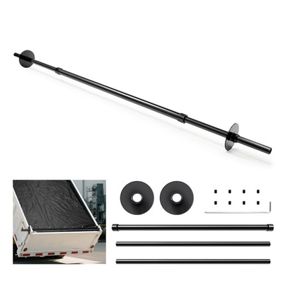 #ad Dump Trailer Tarp Retention Bar with Screws amp; Hex Key 71quot; 100quot; Black $105.99