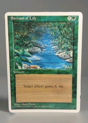 Stream of Life Common 4th Edition 1995 Magic The Gathering MTG