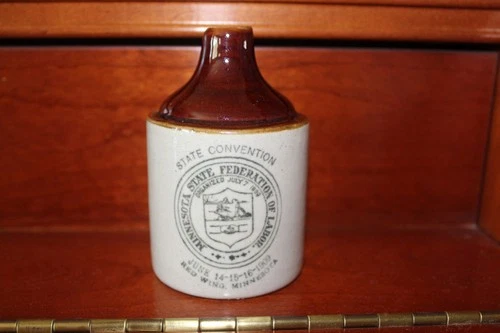 Red Wing Pottery Mini Jug From 1909