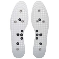 Acupressure Magnetic Shoe Insoles Foot Massage Comfort, Rubber
