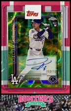 2025 Topps Chrome Update Lava Lamp Auto Ra-hye Hyeseong Kim Rc Greenyellow 125