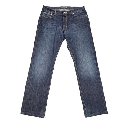 Pierre Cardin Premium Selvedge Lyon Jeans Men's 36x30 Blue Denim Ahlers Group