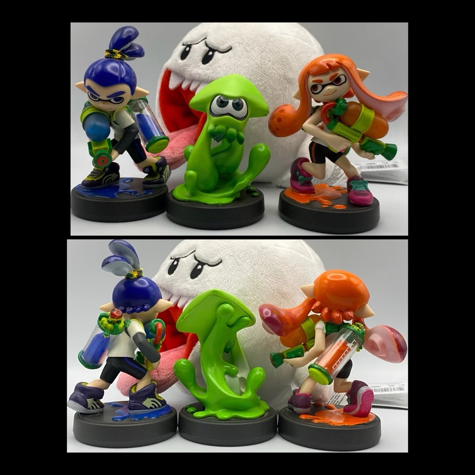 Lot of 22 Figures Toys Pokémon Nintendo Mario Splatoon Amiibo Tomy SONIC PIKACHU - Image 2 of 4