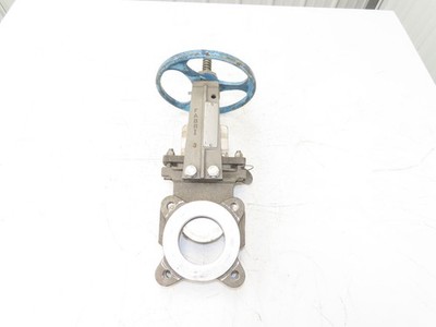 ITT Fabri-Valve C37 316 3'' Stainless Knife Gate Valve Lug Style Metal Seat