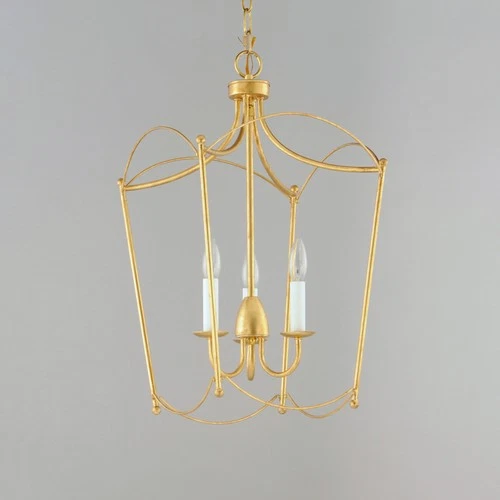 Maxim 12163 Plumette 3 Light 14"W Taper Candle Pendant - Picture 9 of 14