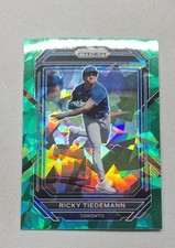 2023 Panini Prizm - Ricky Tiedemann #114 Green Ice Prizm (RC)