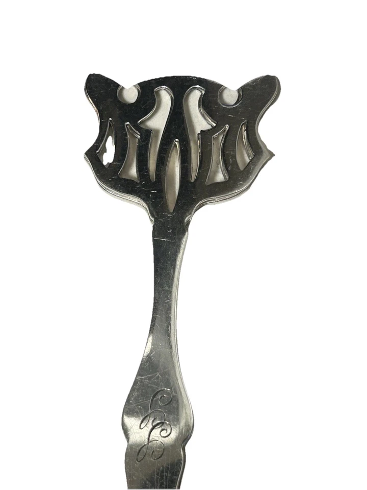 Pinzas para servir sándwich/espárragos GORHAM GMF de plata esterlina Art Nouvea Foto 3 de 4