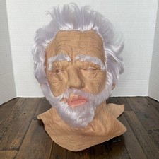 Old Man Mask Latex Halloween Cosplay Party Realistic Full Face Mask