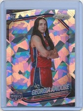 2025 Panini Prizm Ice Prizm Georgia Amoore WNBA #103 Washington Mystics RC