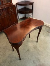 Vintage Mahogany Folding Cards Table With Drawer