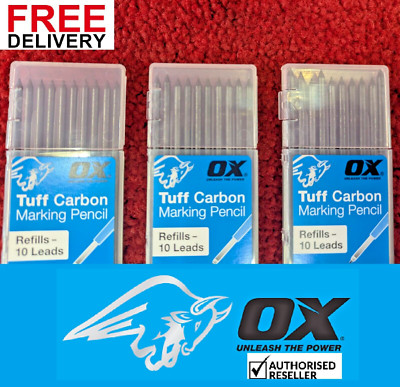 30 Stück Original OX Tools P503203 Tuff Carbon Graphit Blei