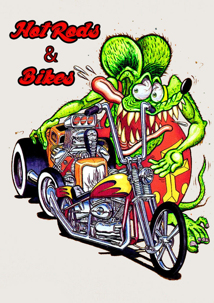 2-PACK RAT ROD HOT ROD STICKER RAT FINK VINTAGE RACING TOOL BOX GAS OIL ...