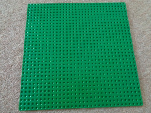 Lego battiscopa classico verde base quadrato 32 x 32 borchie x 2 - Foto 3 di 5