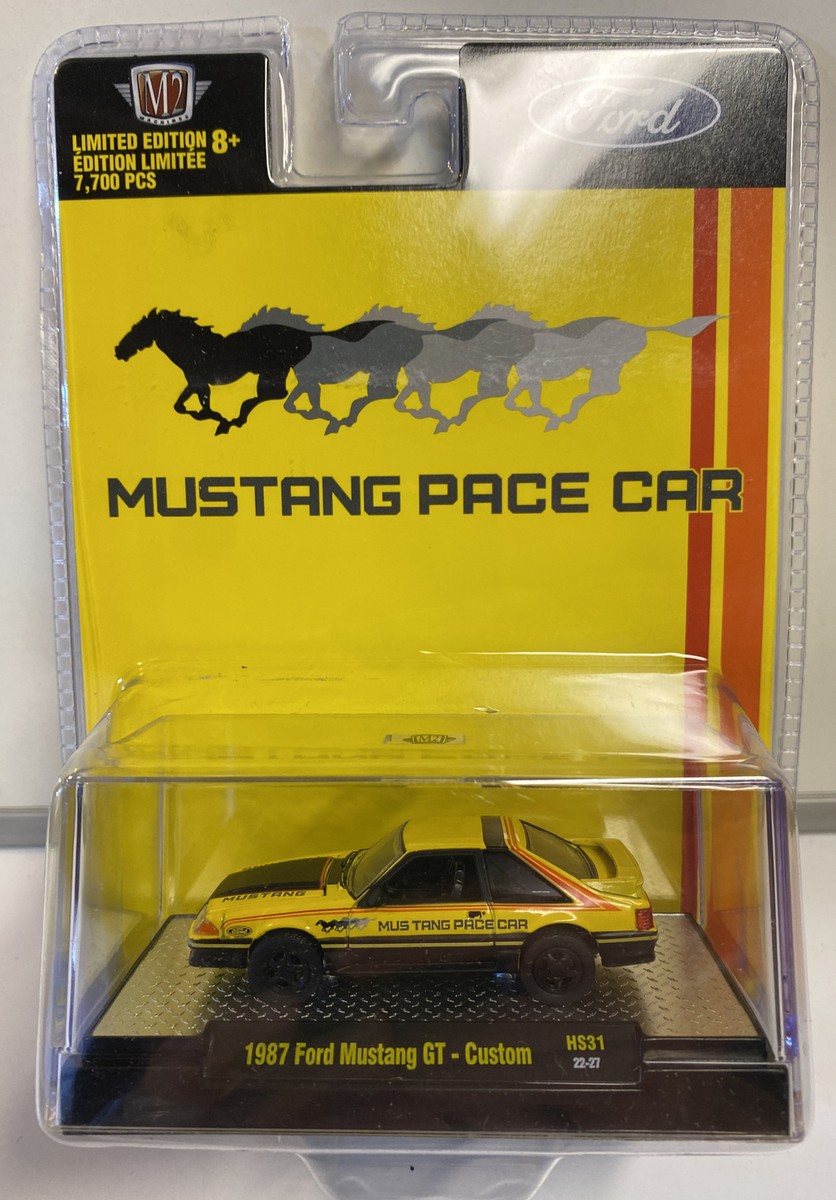 M2 Machines Hobby Release HS31: 1987 Ford Mustang GT-Custom Pace