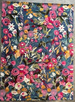 #ad Wildfloral Modern Hand Tufted 100% Wool Area Rug Carpet $306.00