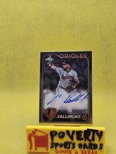 Chris Vallimont 2024 Topps Chrome Auto On Card Rookie Baltimore Orioles #RA-CV
