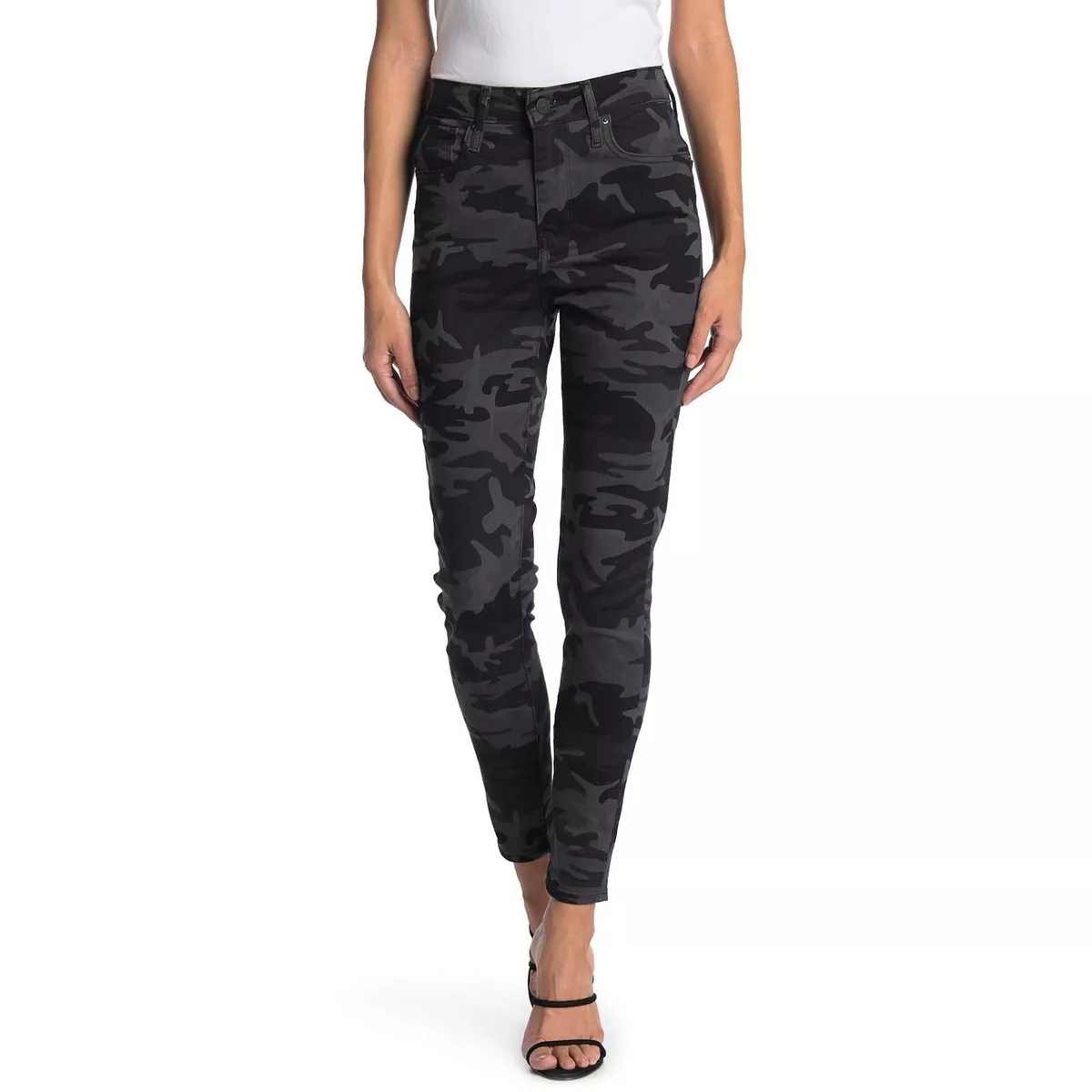 Camouflage print jeans 2025