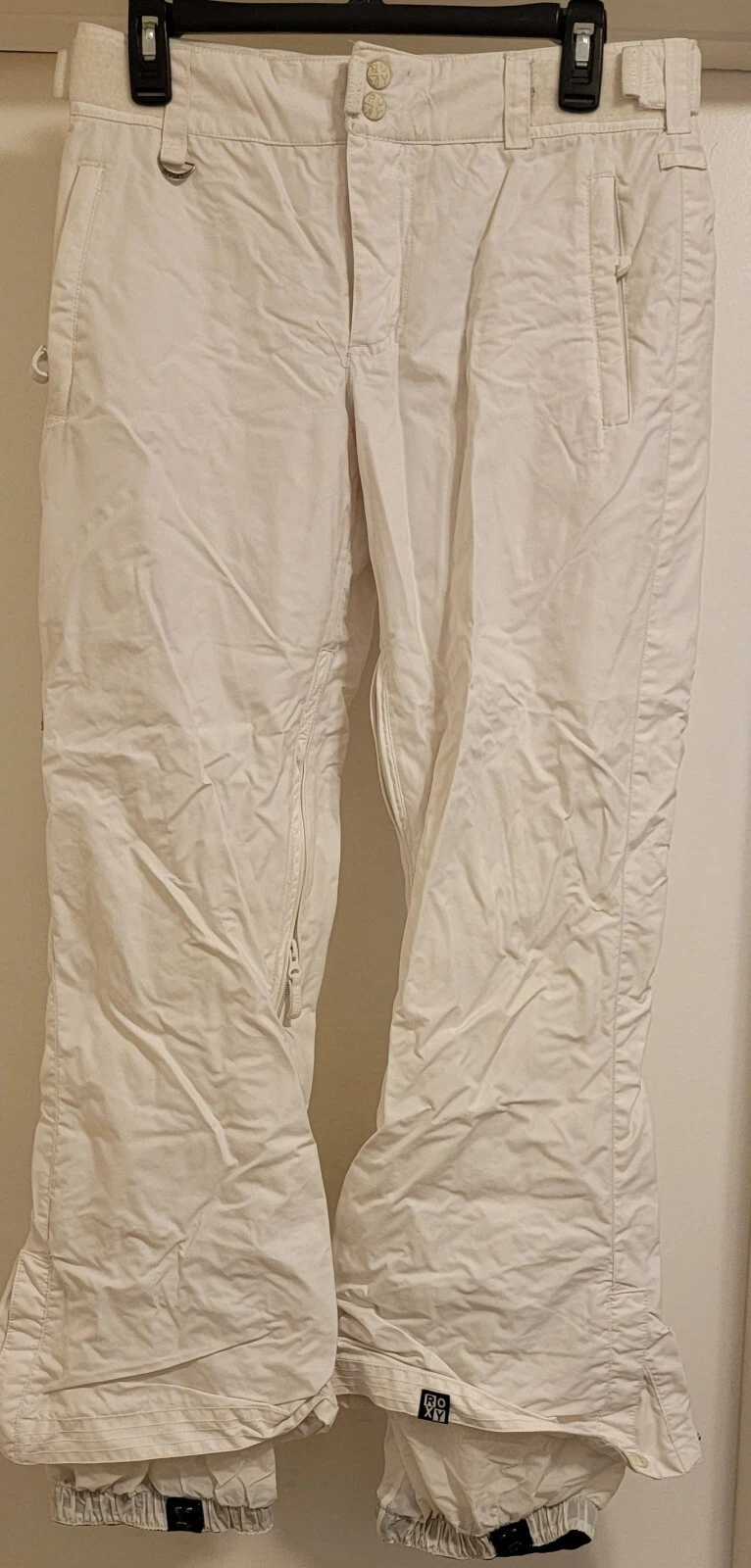 Roxy Backyard Technical Snowboard/Ski Pants Sx Small Eggshell