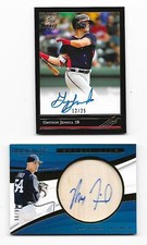 2018 Leaf Ultimate Draft Auto Gold RC Greyson Jenista Atlanta Braves #12/25 SP