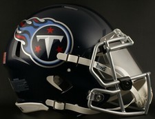 TENNESSEE TITANS NFL Football Helmet with Nike CLEAR Visor / Eye Shield