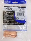 NEW!! PROLINE 1/2" C X FNPT COPPER PUSH FIT ADAPTER, 650-203HC