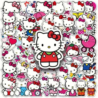 Hello Kitty Aufkleber Kinder Scrapbooking 50 Stück