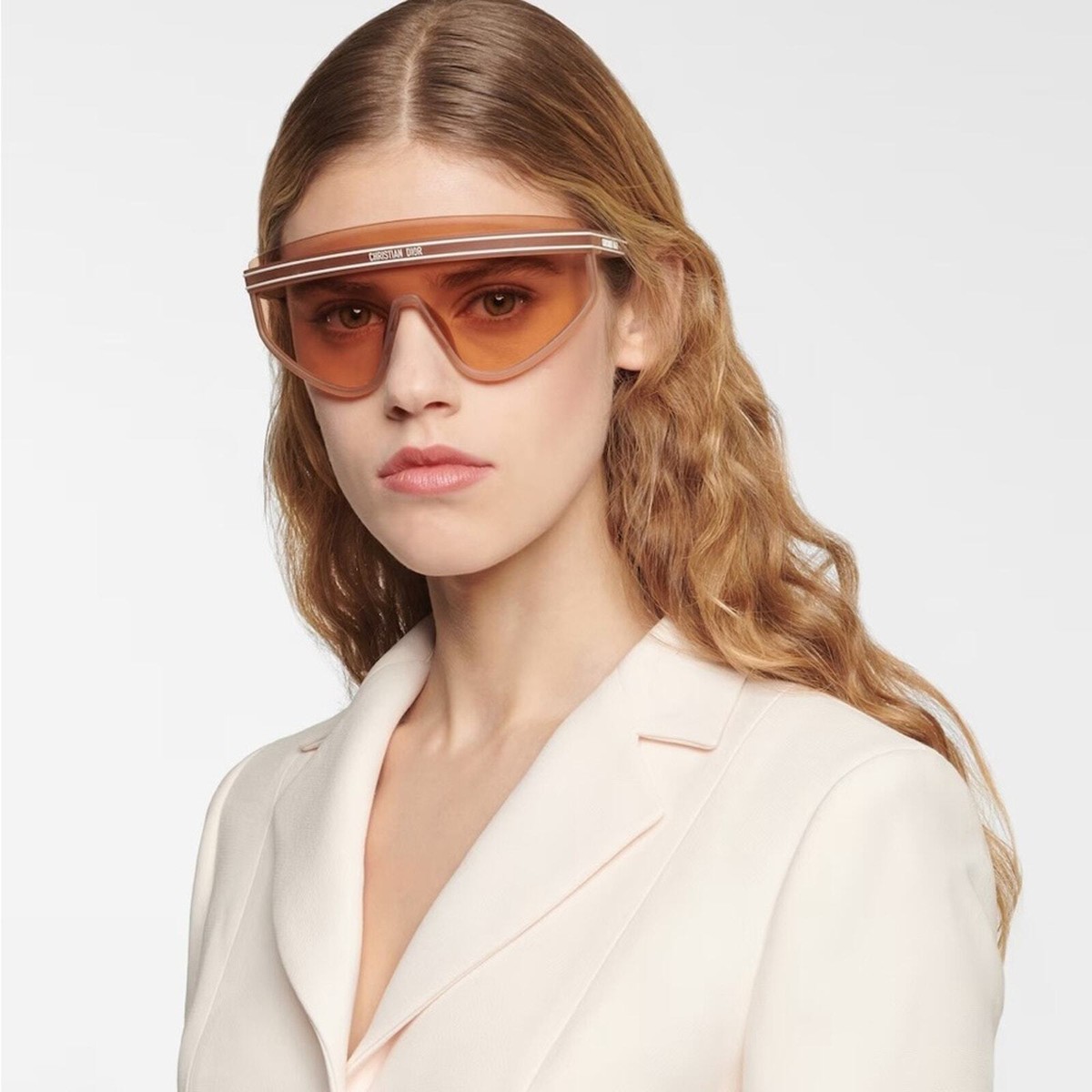 NEW DIOR DIORCLUB M2U 41L0 Matte Nude Authentic Women Sunglasses