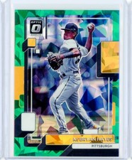2022 Panini Donruss Optic Green Cracked Ice FOTL KE'BRYAN HAYES Pirates 6/7