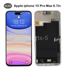 Soft OLED For iPhone 15 Pro Max LCD Display Touch Screen Assembly Replacement