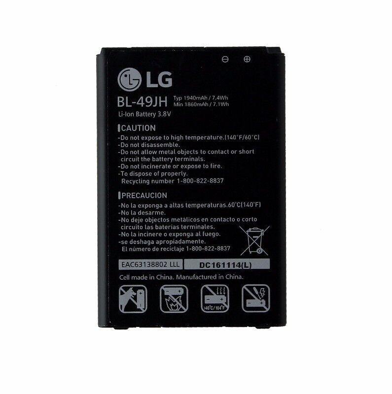 OEM LG BL-49JH 1940 mAh Replacement Battery for LG LS450 K3 